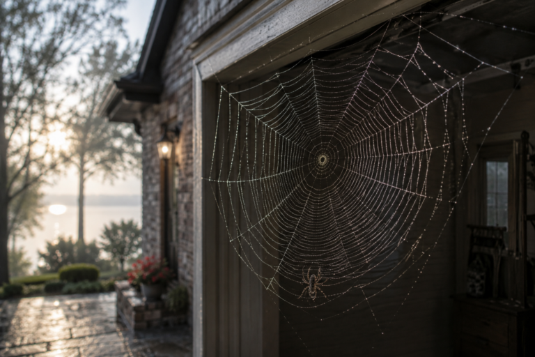 Spiders Getting More Visible Around Canton