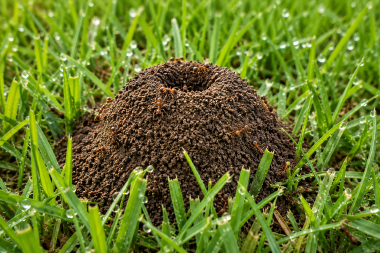 Fire Ant Mounds Popping Up After Rain in Fort Myers, FL