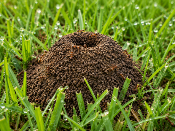 Fire Ant Mounds Popping Up After Rain in Fort Myers, FL